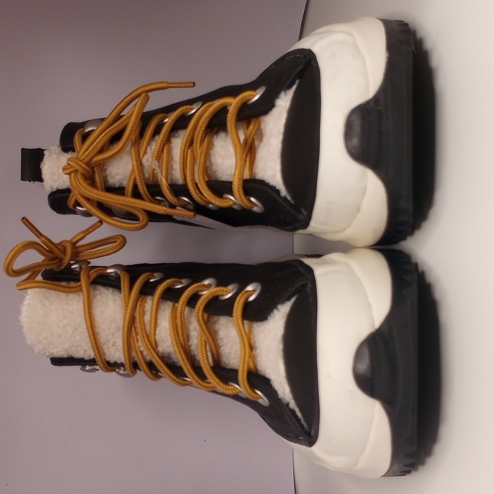 Converse, Run Star Hike platform, Black, sherpa